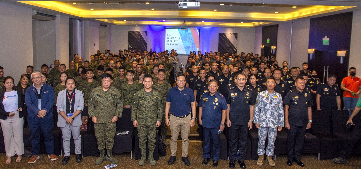 SaludoSaSerbisyo: Uniformed personnel receive one-year unlimited primary care consultation from Ayala group
