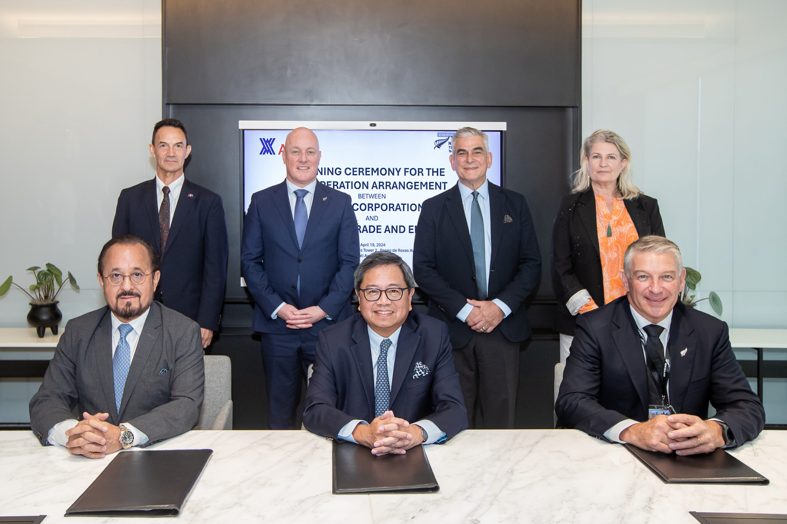 Ayala signs cooperation arrangement with New Zealand’s international business development agency