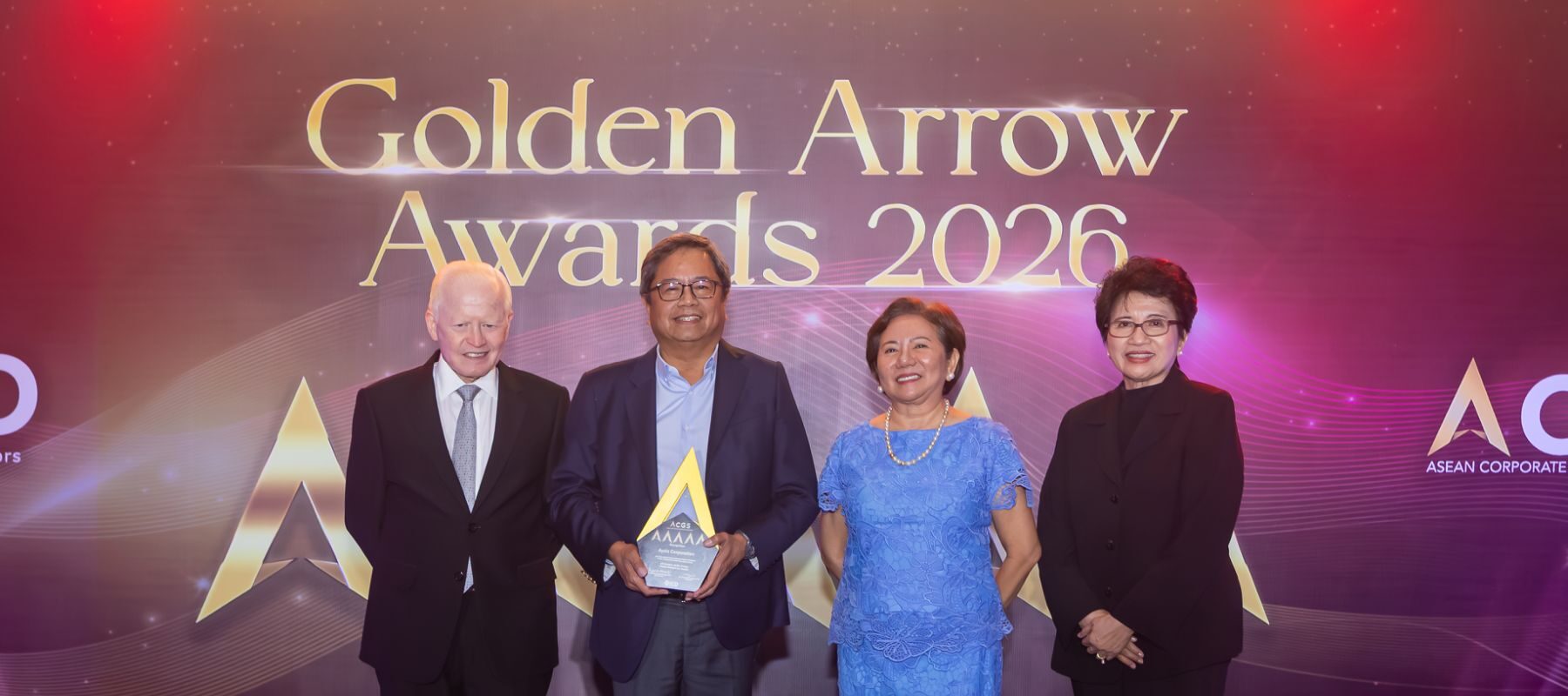 Ayala Corporation sustains highest Golden Arrow recognition for corporate governance